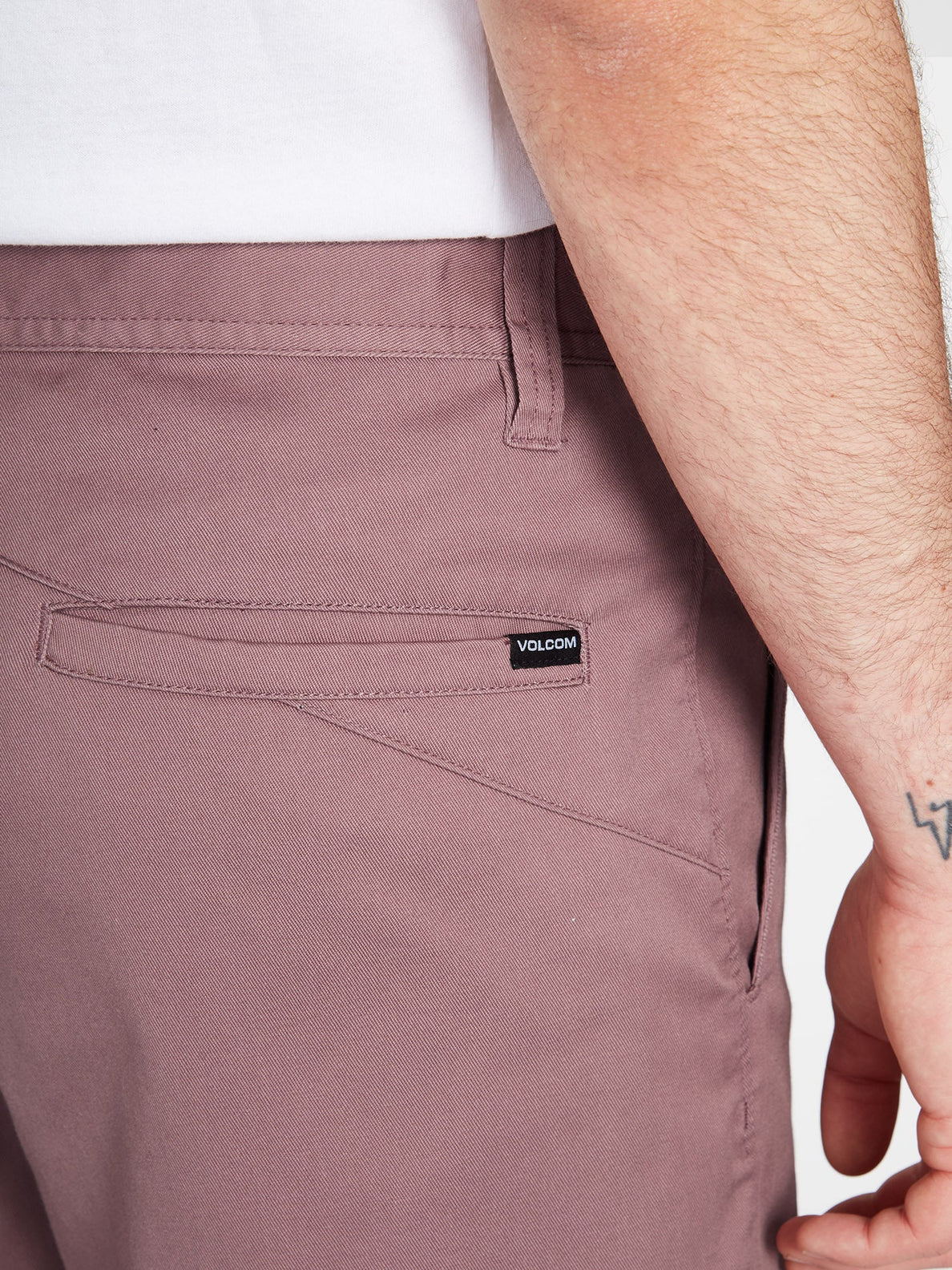 Volcom Frickin Modern Stretch Shorts 19" Bordeaux Brown