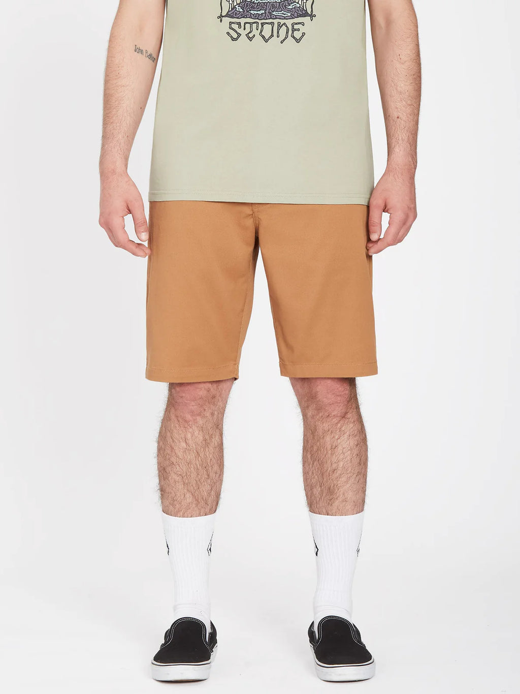 Volcom Frickin Modern Stretch Shorts 21" Tobacco