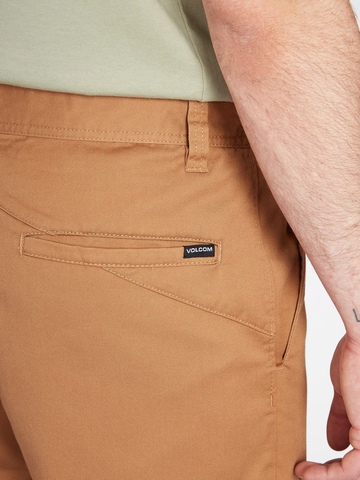 Volcom Frickin Modern Stretch Shorts 21" Tobacco