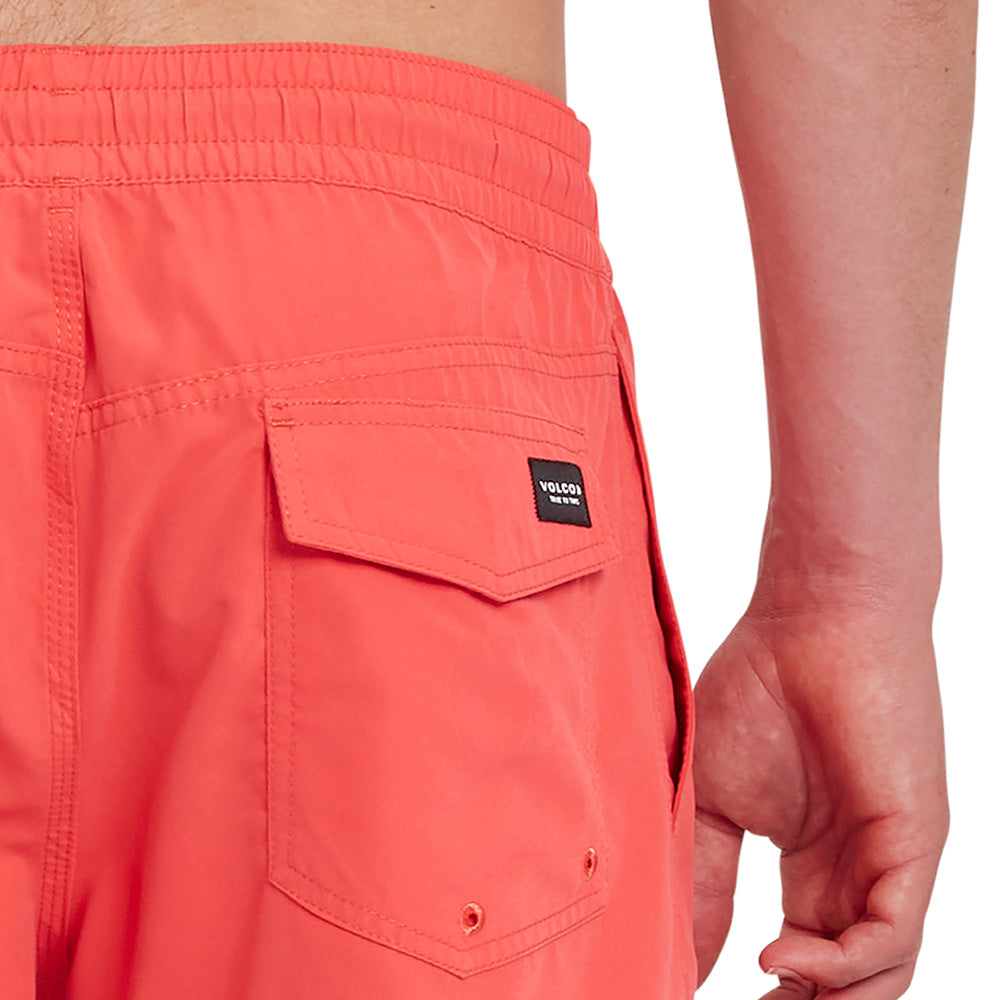 Bañador Volcom boardshort Lido Solid Trunk 16" Cayenne