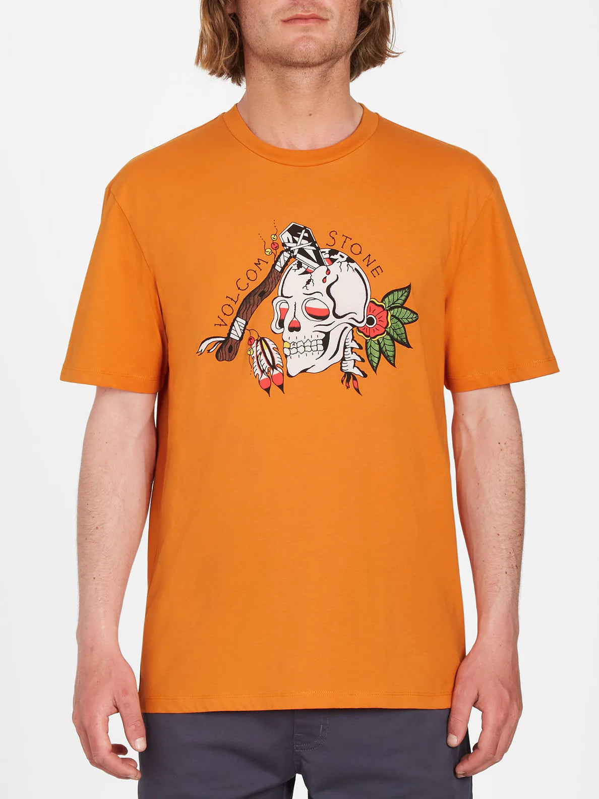 Camiseta Volcom Lintell Saffron | Camisetas de hombre | Camisetas manga corta de hombre | LO MÁS NUEVO | Volcom Shop | surfdevils.com