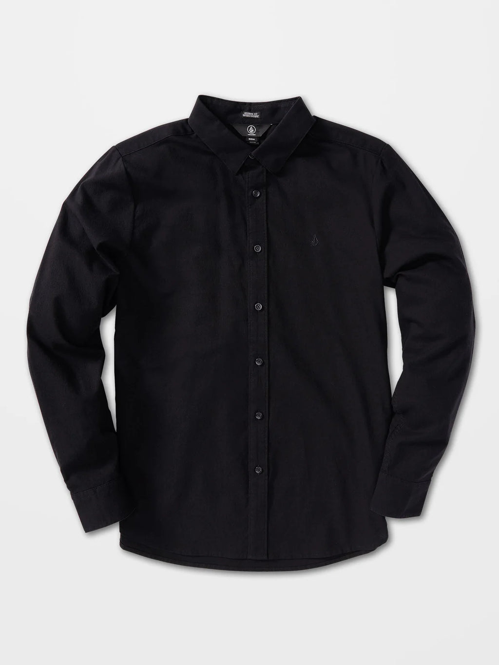 Camisa Volcom Oxford Stretch L/S New Black