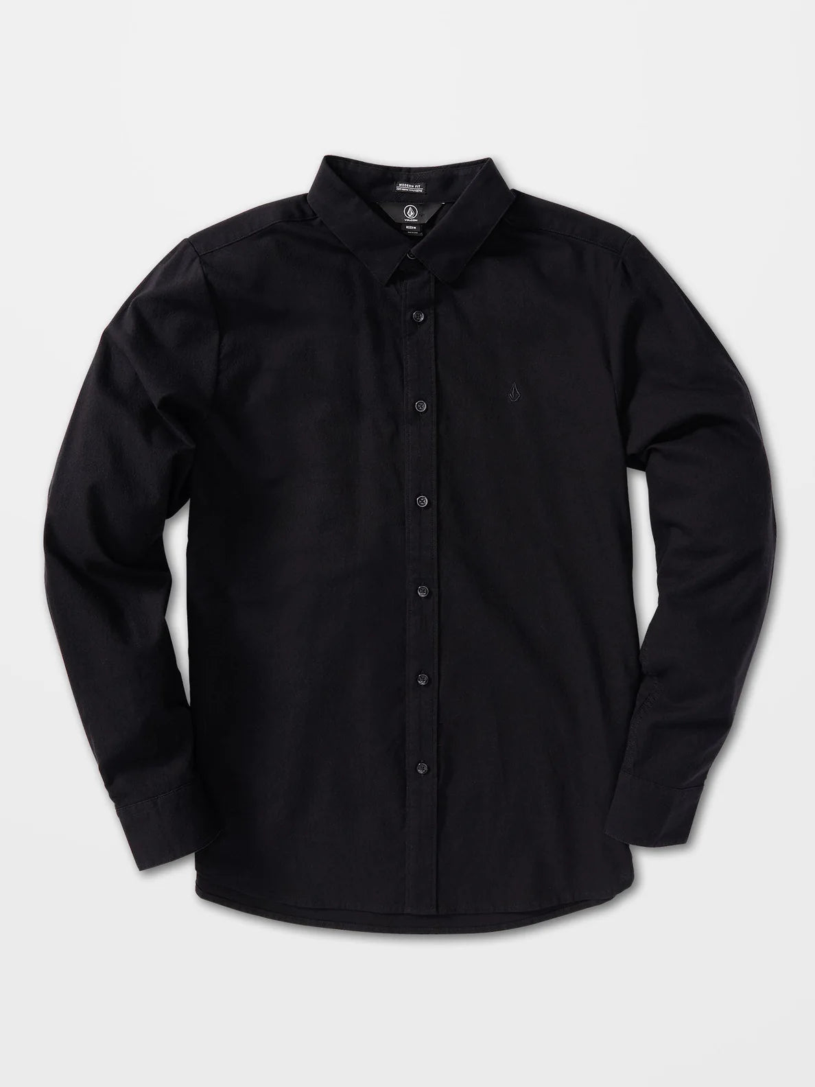 Camisa Volcom Oxford Stretch L/S New Black