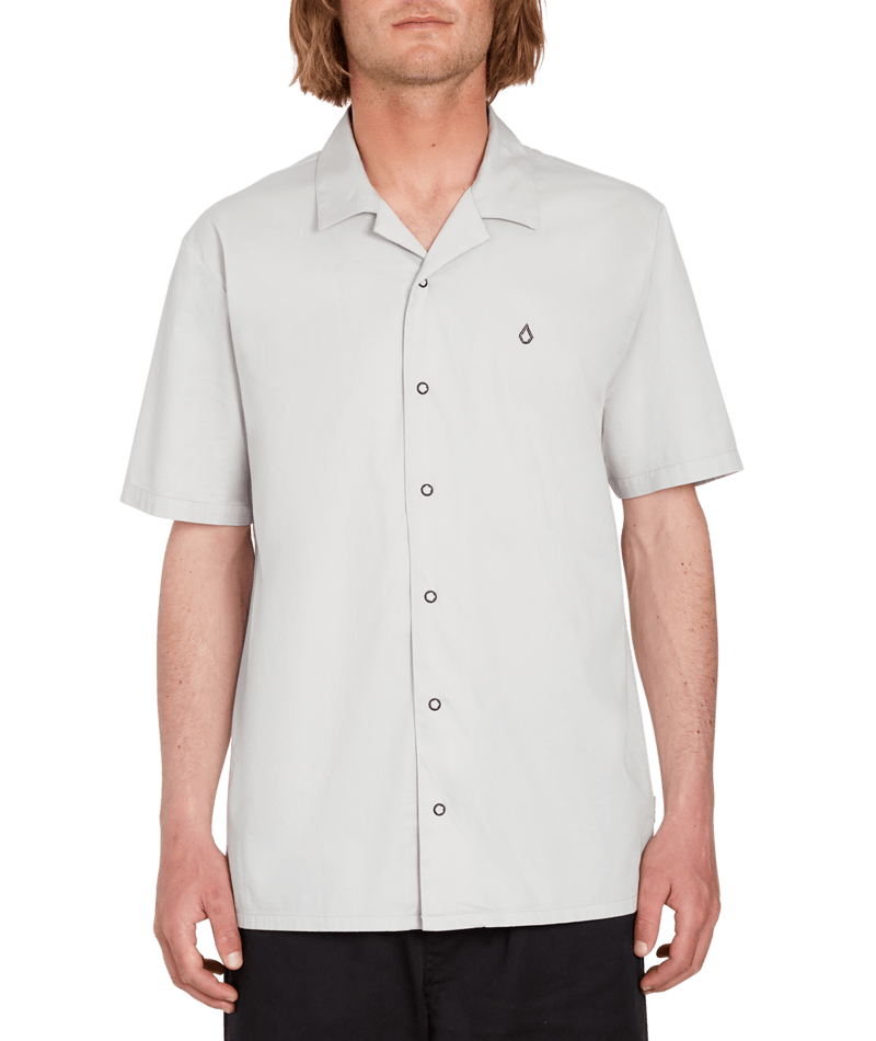 Volcom Skate Vitals Axel Short Sleeve Shirt Tower Grey