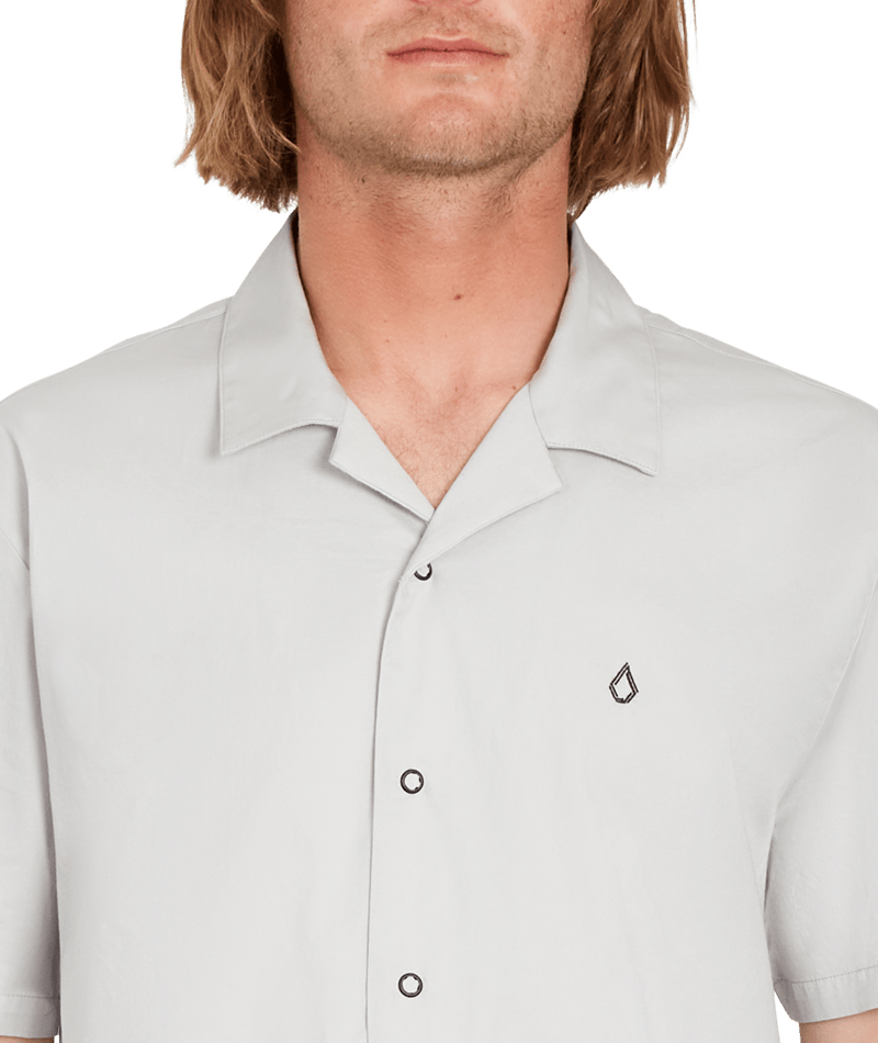 Volcom Skate Vitals Axel Short Sleeve Shirt Tower Grey