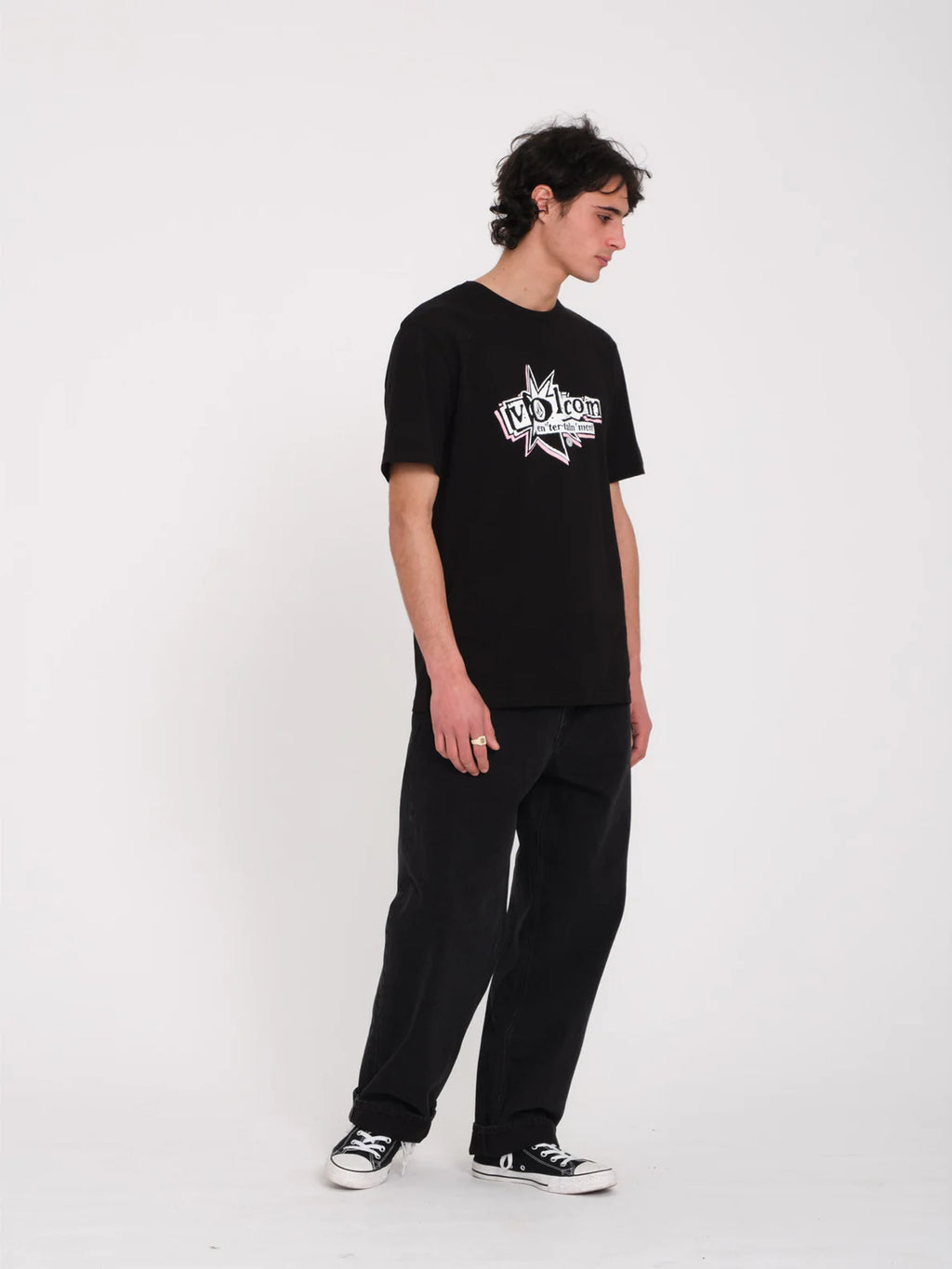 Camiseta Volcom V Entertainment Basic Black