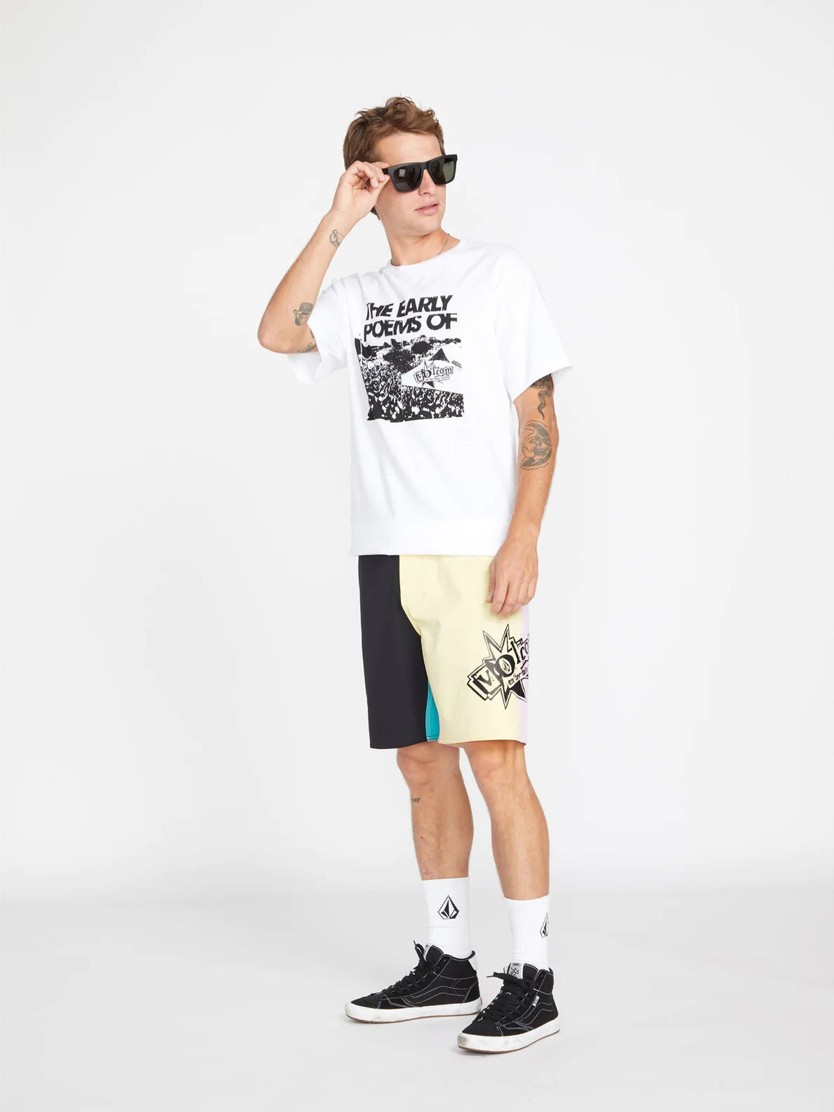 Camiseta Volcom V Entertainment Poems White