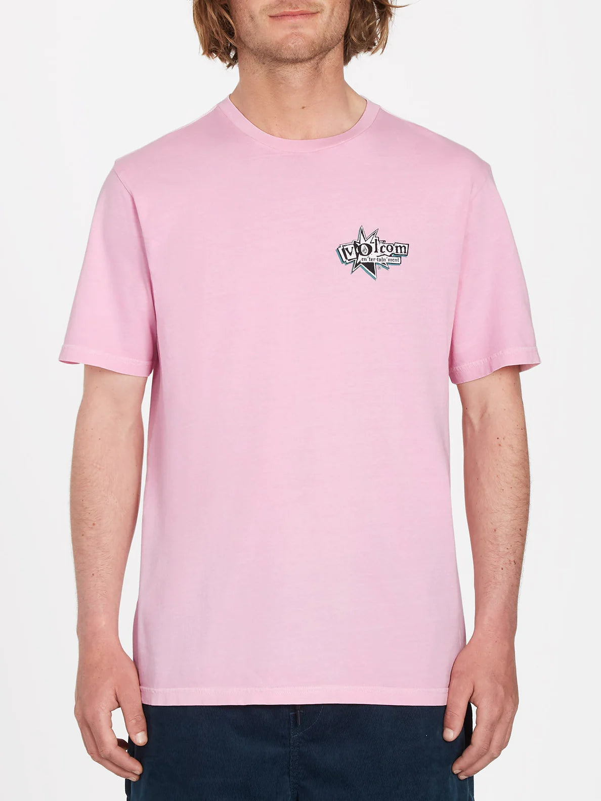 Camiseta Volcom V Entertainment LP Reef Pink | Camisetas de hombre | Camisetas manga corta de hombre | Volcom Shop | surfdevils.com