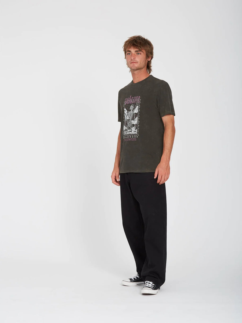 Camiseta Volcom Vaderetro Black