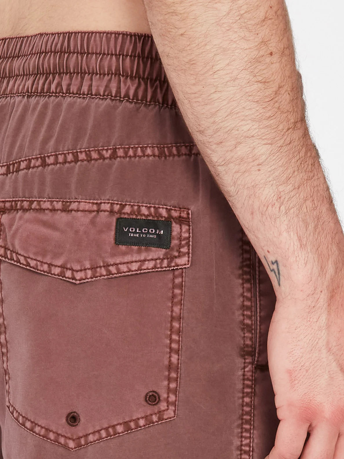 Bañador Volcom Center Trunk 17" Bordeaux Brown