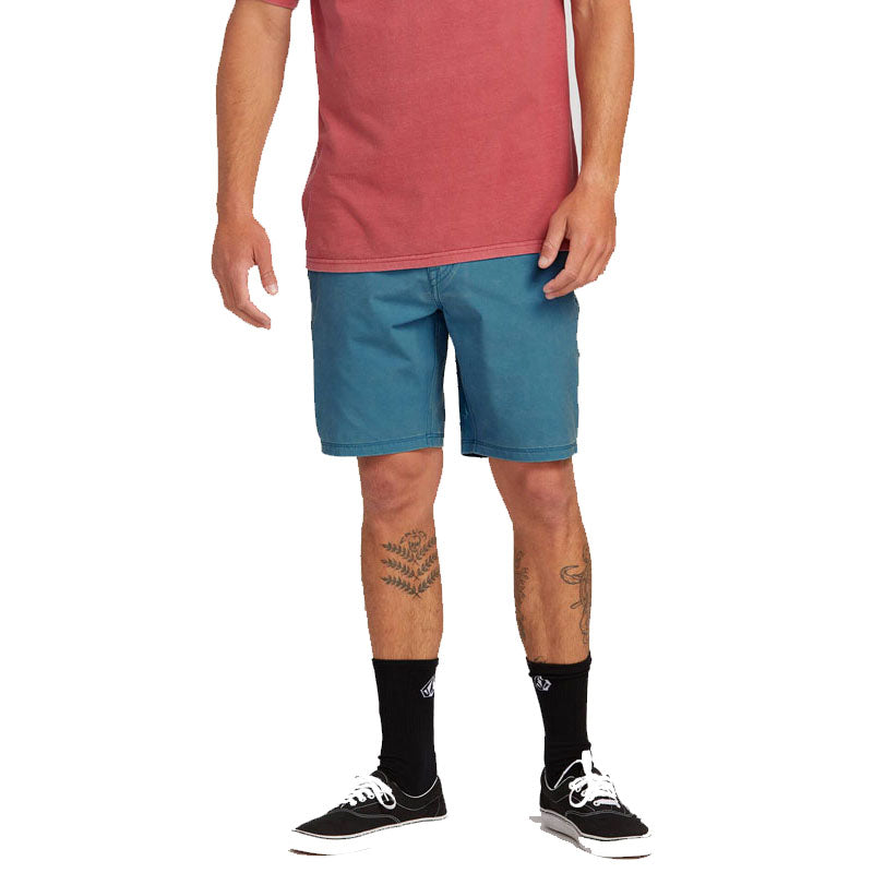 Volcon Faded Hybrid shorts Vintage Blue | Pantalones cortos de Hombre | Todos los pantalones de hombre | Volcom Shop | surfdevils.com