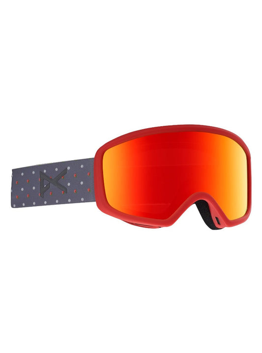 meistverkaufte Produkte | Anon | Women's Anon Deringer Goggle Sonar Red + Bonus Lens  | Goggles, Snowboard, Women | 