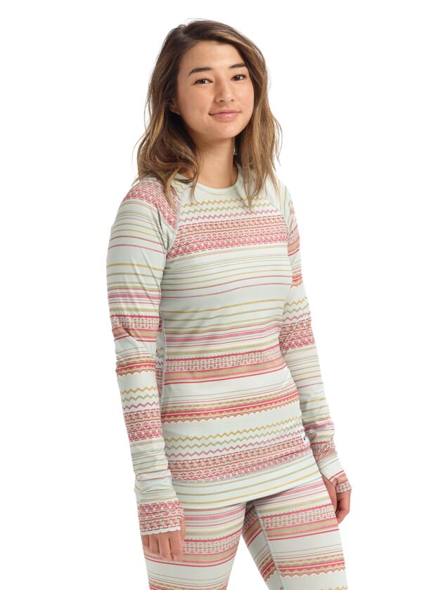 Burton | Women's Burton Lightweight Crew Aqua Gray Revel  | Ropa Termica, Snowboard, Women | 