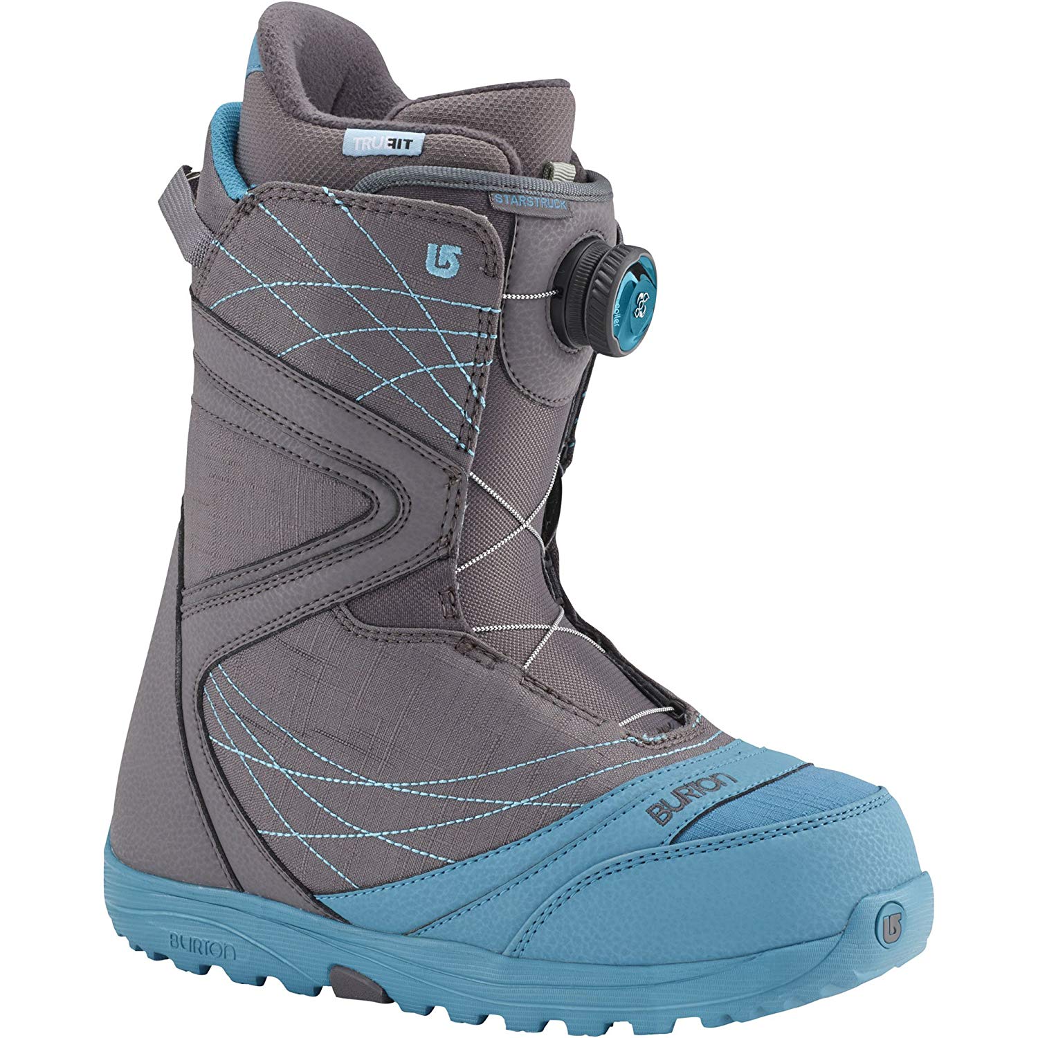 Burton | Women's Starstruck Boa Snowboard Boot Charcoal/Teal  | Botas, Snowboard, Women | 