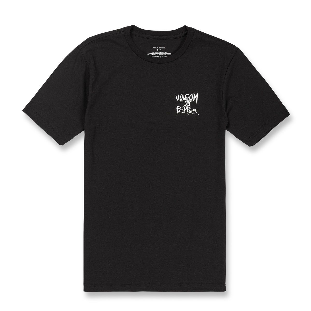 Camiseta Volcom V Entertainment X Pepper SS Tee Black | surfdevils.com