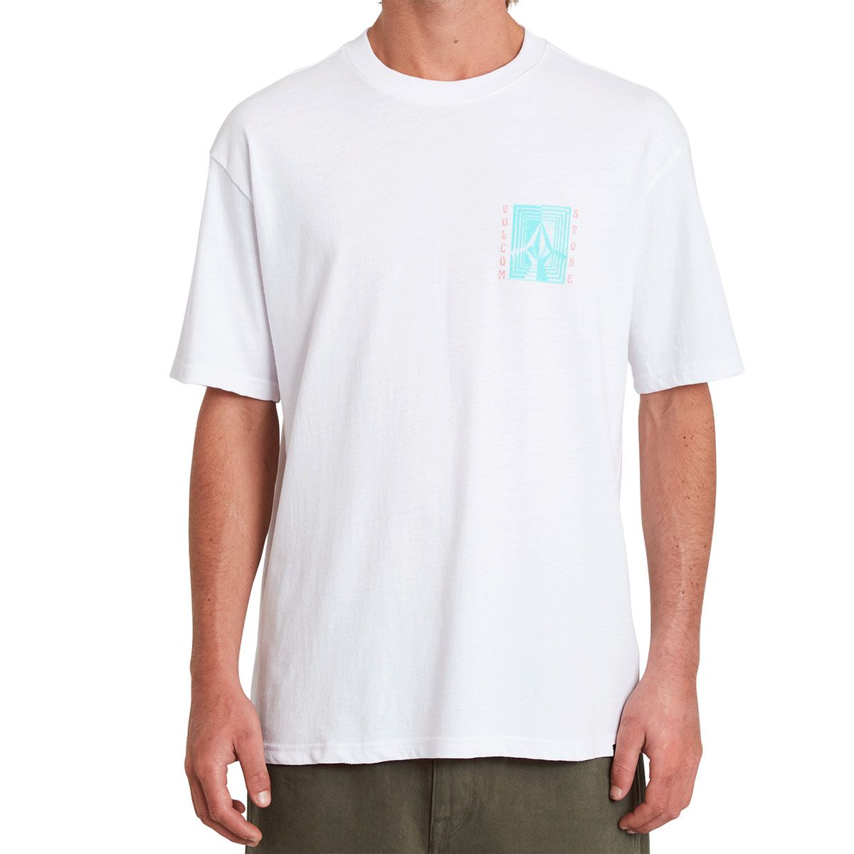 T-shirt blanc cassé Volcom Mr. Liberty | Nouveaux produits | Produits les plus récents | Produits les plus vendus | surfdevils.com