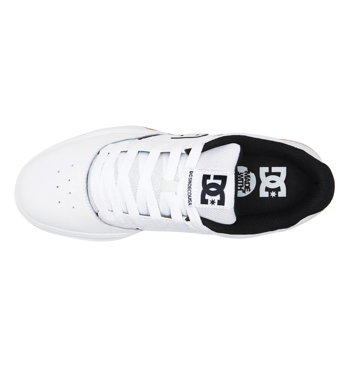 DC Central White/Black/Gum Sneakers