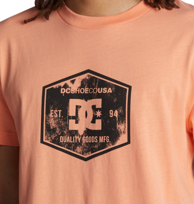 Camiseta Dc Shoes  | Dc Shoes Camiseta Chain Link Papaya Punch
