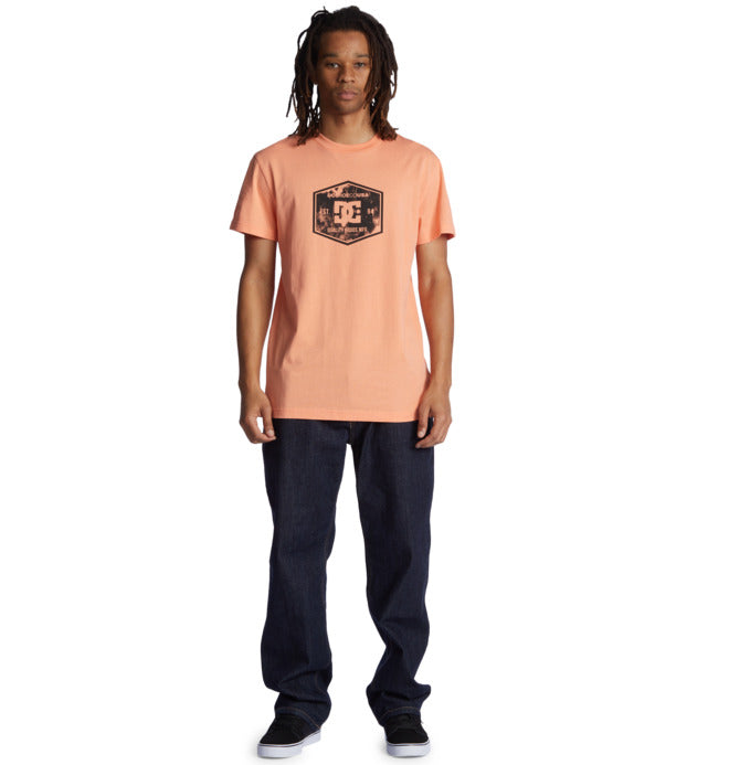 Camiseta Dc Shoes  | Dc Shoes Camiseta Chain Link Papaya Punch