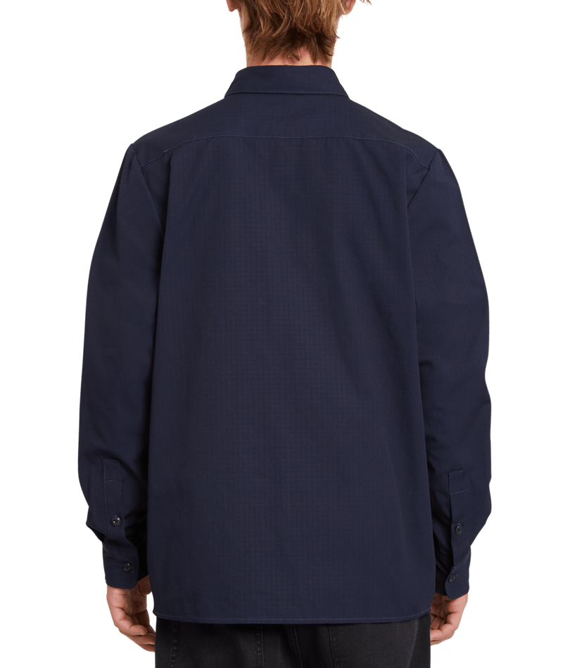Volcom | Volcom Rucker Ls Navy  | Camisas, Camisas manga larga, Men, Ropa, Unisex | 