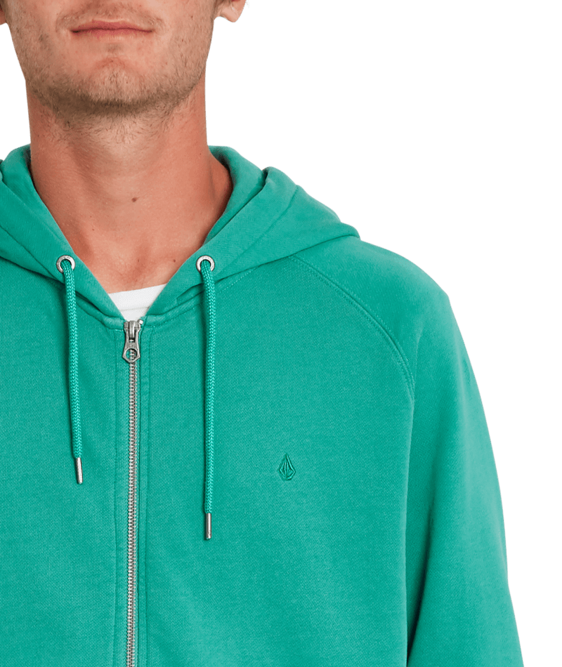 Volcom | Volcom Freeleven Zip Fleece Synergy Green  | Men, Ropa, Sudaderas, Sudaderas con cremallera, Unisex | 