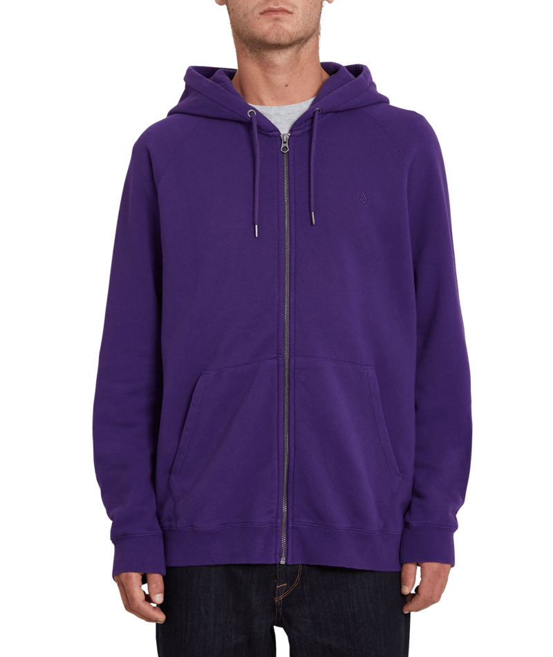 Volcom | Volcom Freeleven Zip Fleece Violet Indigo  | Men, Ropa, Sudaderas, Sudaderas con cremallera, Unisex | 