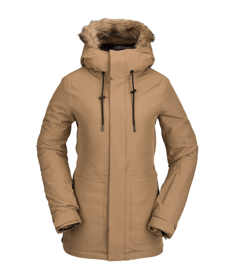 Volcom | Volcom Shadow Ins Jacket Coffee  | Chaquetas Nieve Mujer, Insulated Technical, Snowboard, Unisex | 
