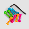Tornillos Sushi Coloured Allen Truck Bolts 1 Inch Pink/Green/Orange/Blue