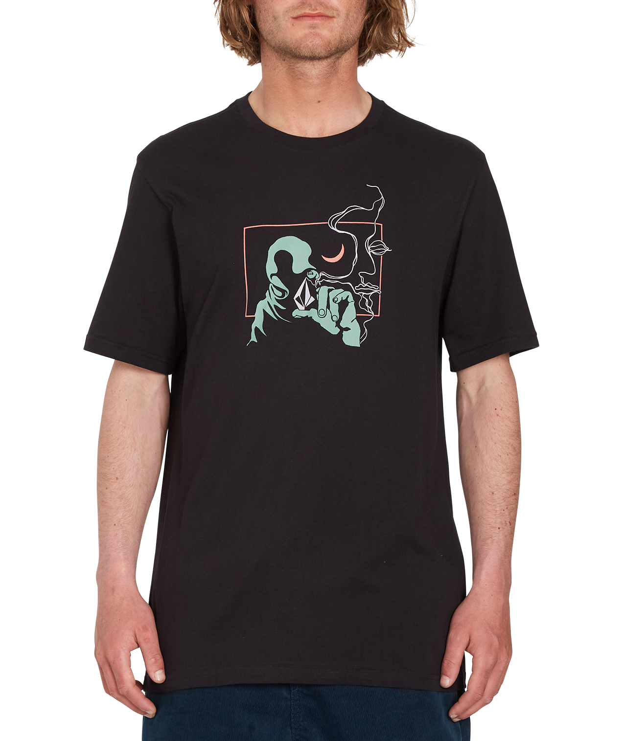 Camiseta Volcom Skate Vitals SST1 Black
