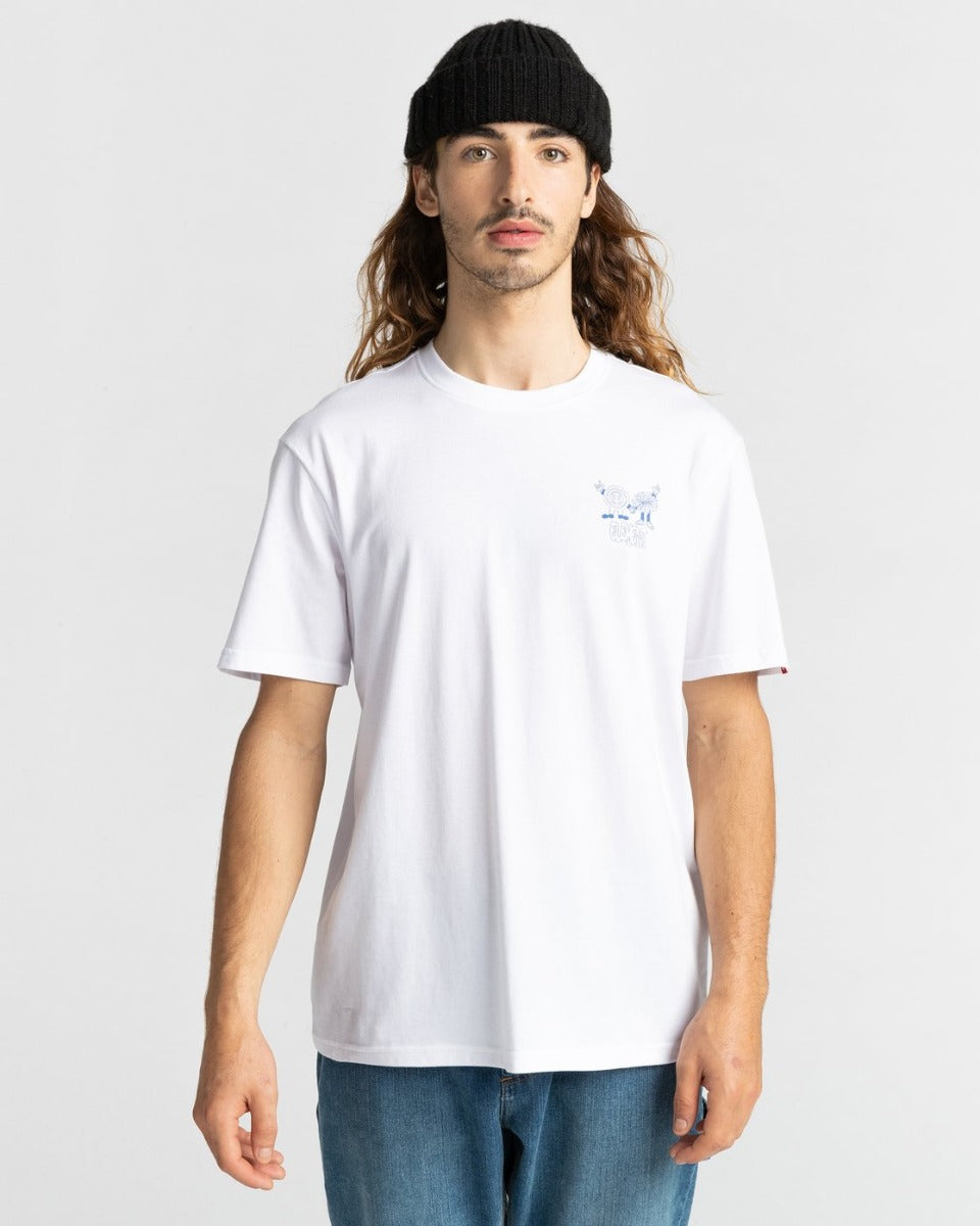 Element | Element Uccello SS Optic White  | Camisetas, Camisetas manga corta, Men, Ropa | 